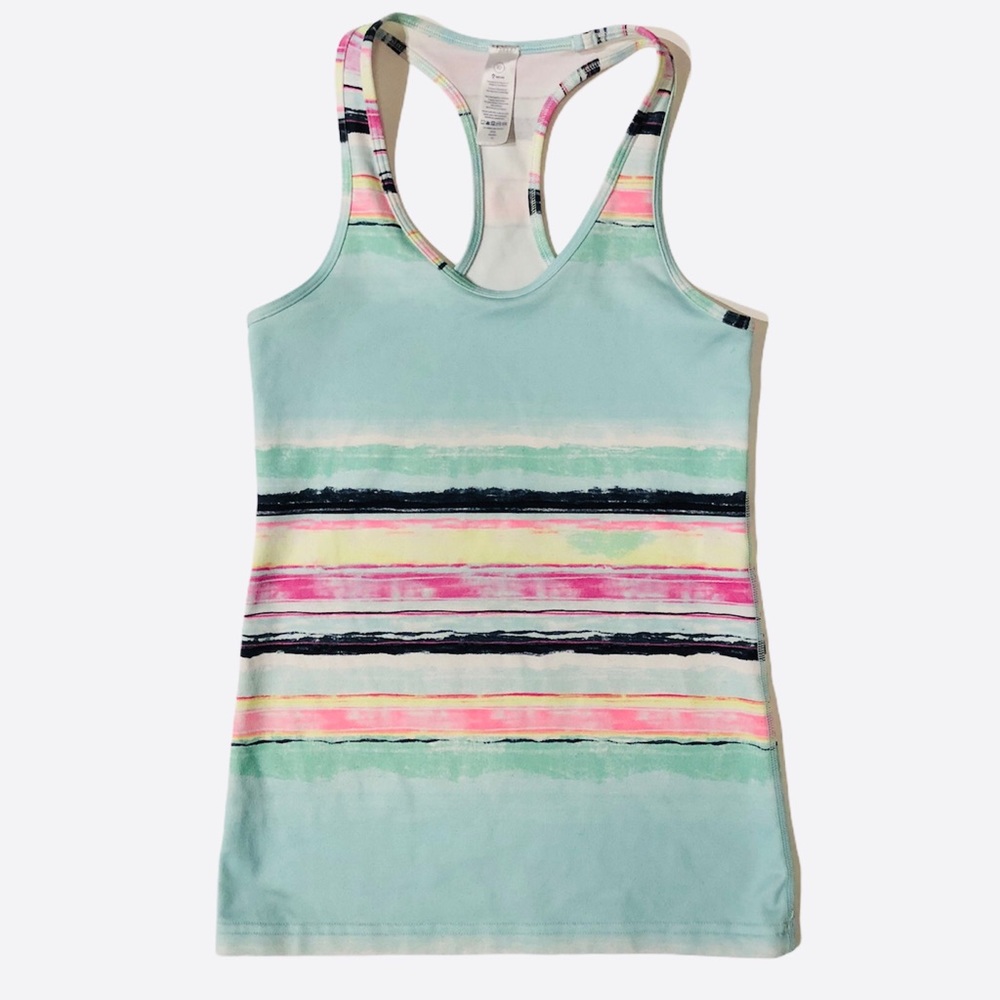 Ivivva 10 Keep Ur Cool racerback stripe tank